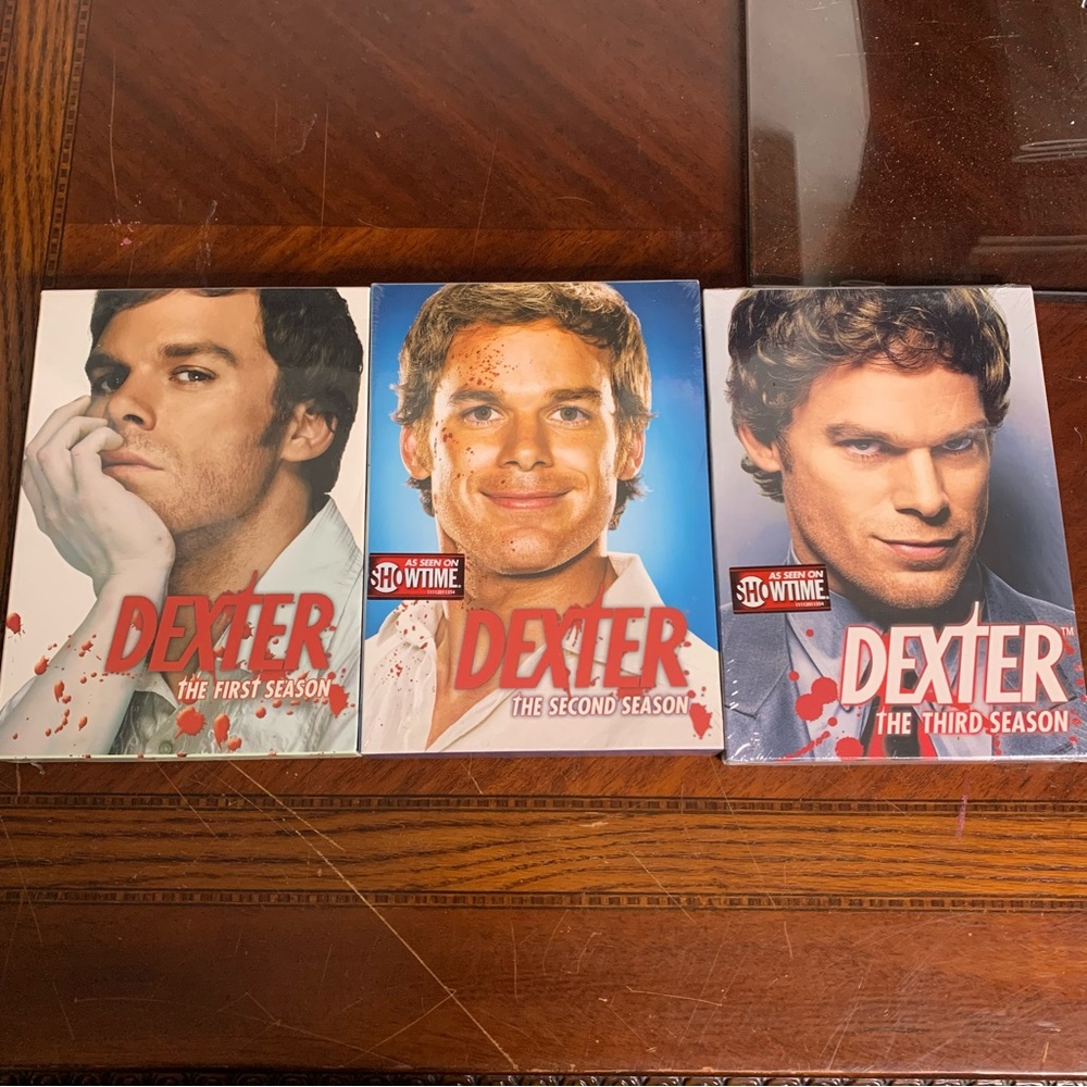 NWT Set of First, Second, & Third Seasons of Dexter DVD Sets